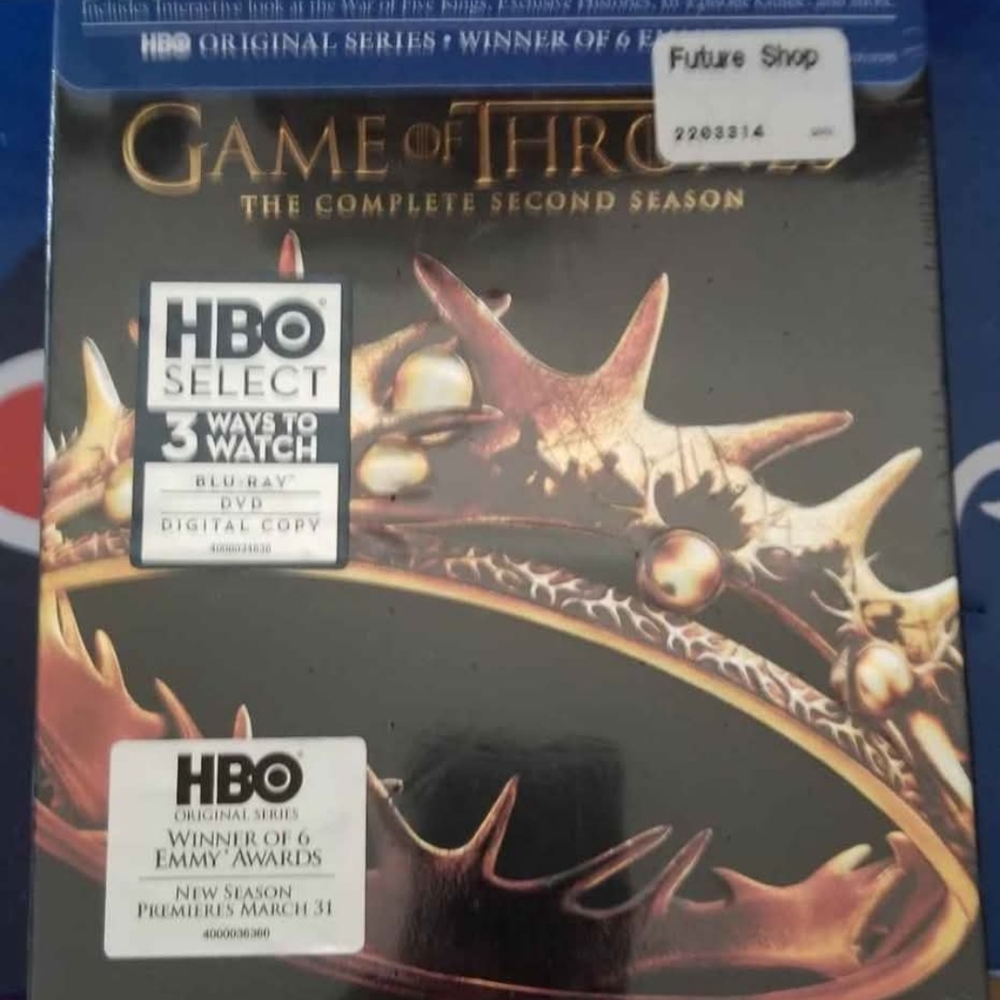 Game of Thrones: The Complete Second Season (Blu-ray/DVD/Digital Copy) – New